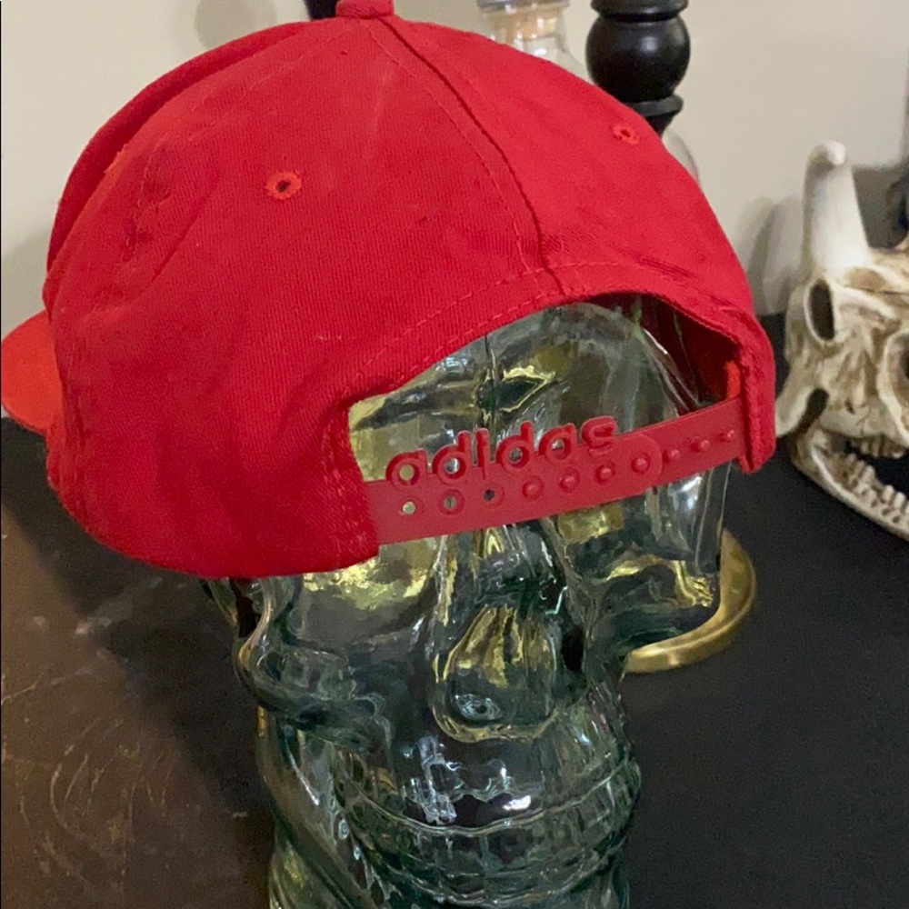 Vintage red adidas hat